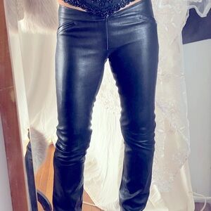 Sz 28 leather DDC Lab with Lycra pants.